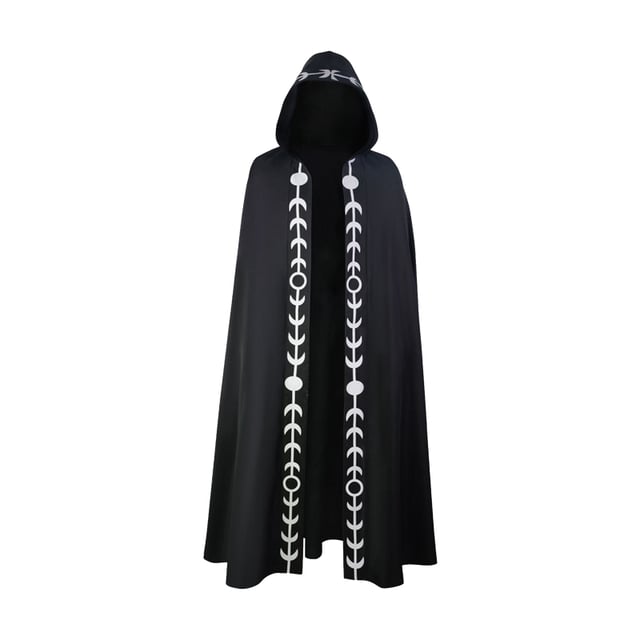 Cape à capuche unisexe pour Halloween, pour homme et femme, longue cape, déguisement, cosplay, vêtement d'extérieur, cape gothique médiévale