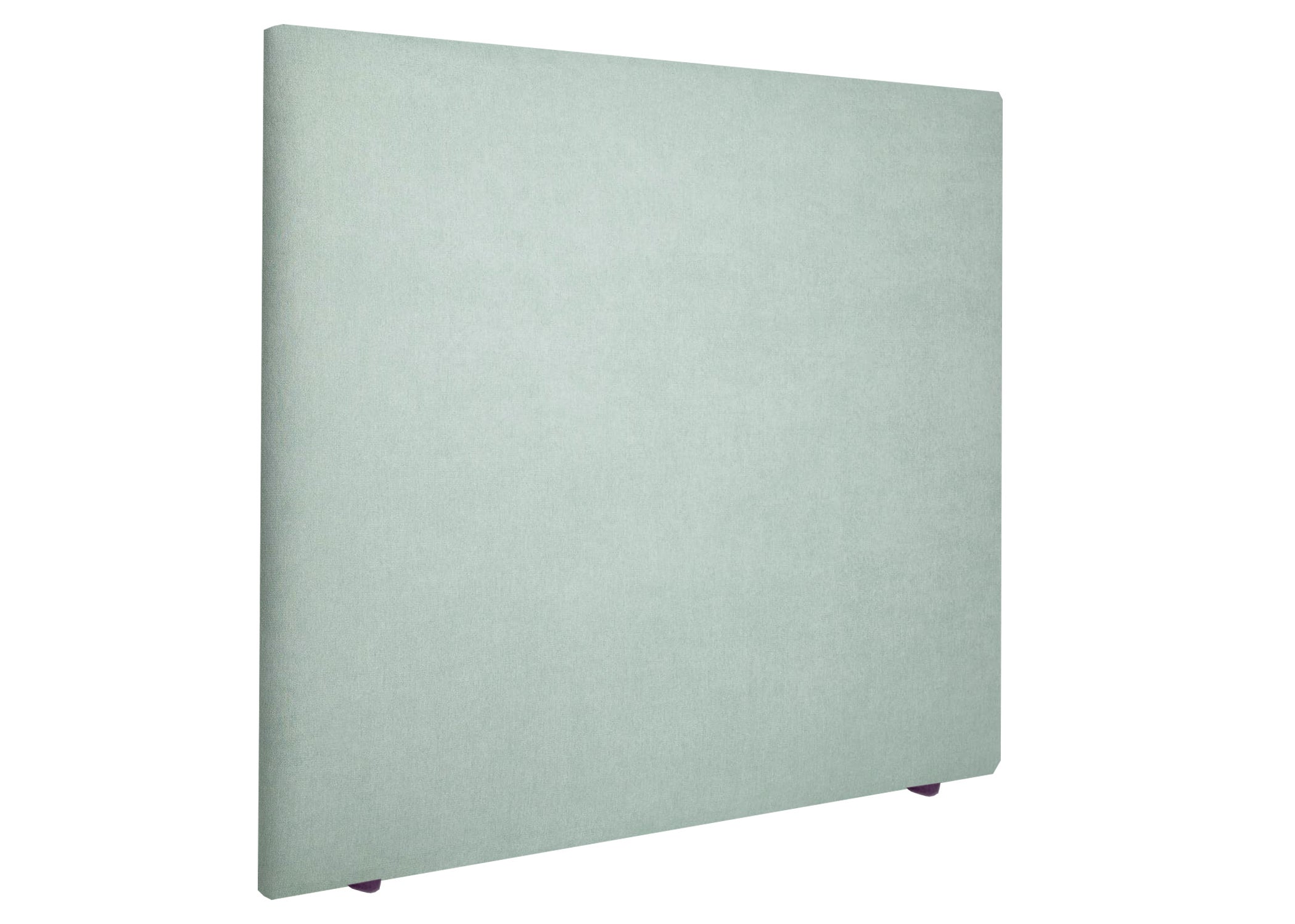 Cabecero de Cama LISO Cabezal tapizado en tejido Antimanchas LARGO VERDE AGUA 150*125 cm - 2