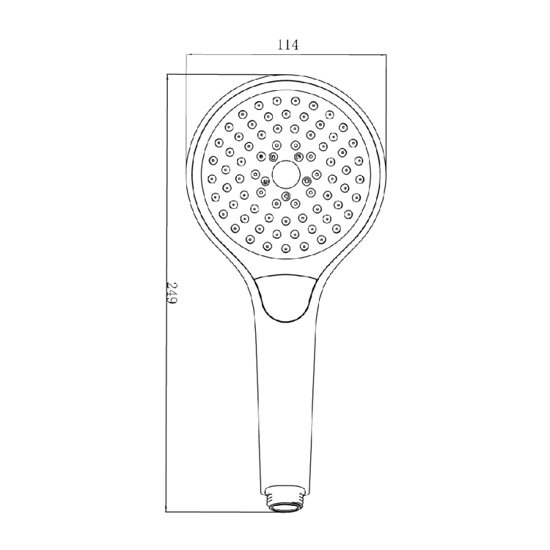 Pomme de douche 3 jets VILLEROY & BOCH Verve Showers Chrome - 4