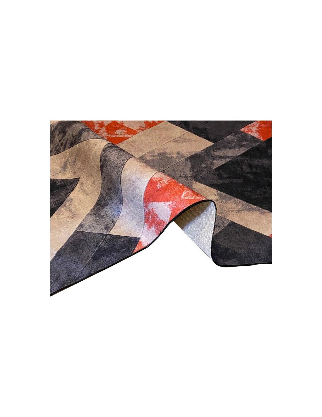 Tapis de salon X Rouge - 160x230cm - 3