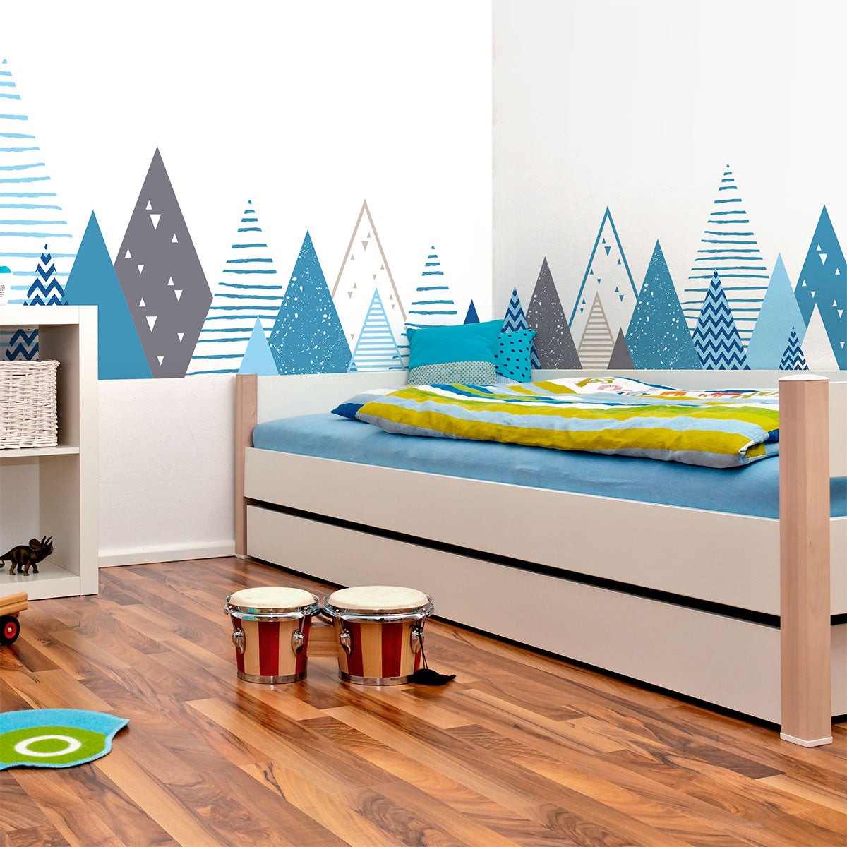 Adesivo bambino di montagna scandinavo veroka - Sticker adesivo - adesivi murali - 120x200cm - 3
