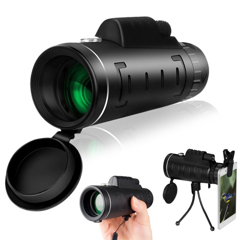 40X60 High Power Monocular Telescope for Bird Watching with Compass ...