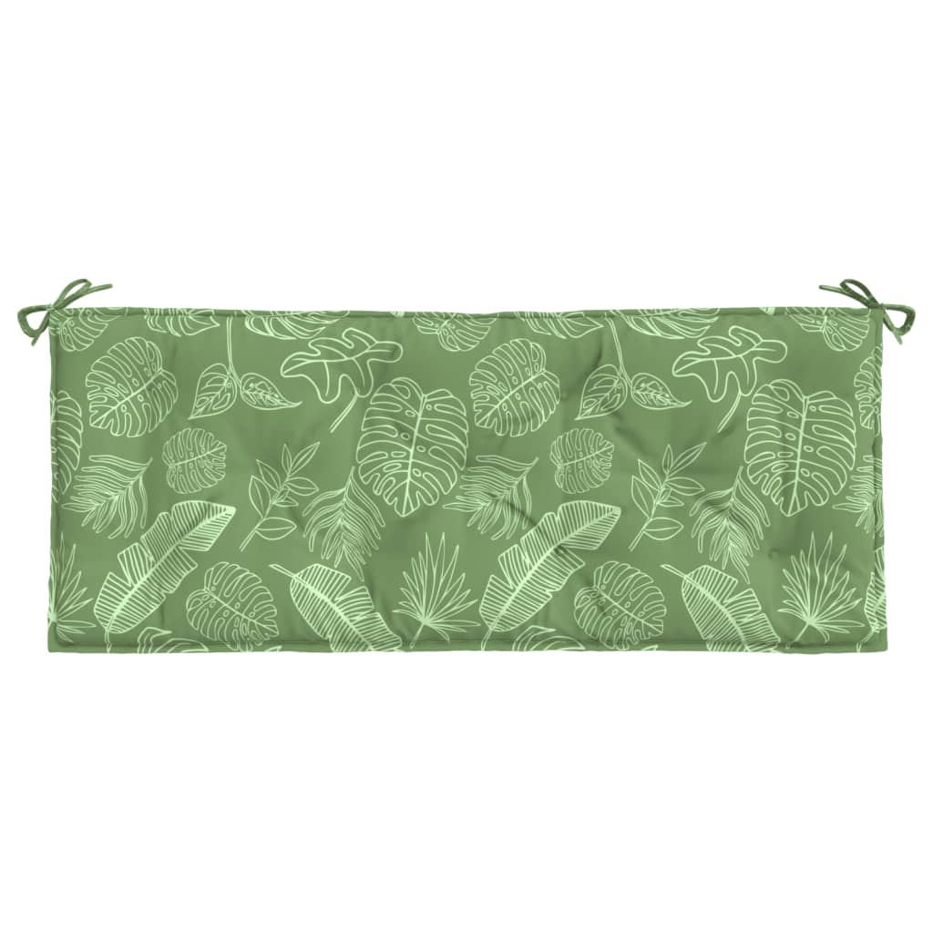 Maison Exclusive - Coussins de banc de jardin lot de 2 motif de feuilles tissu - 5