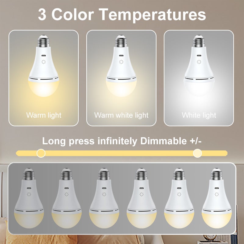 Tectake 2 Lampade Da Tavolo LED 14W Pieghevoli – Temperatura 2000-6500K, 4 Modalità E 5 Livelli, Porta USB Per Ricarica