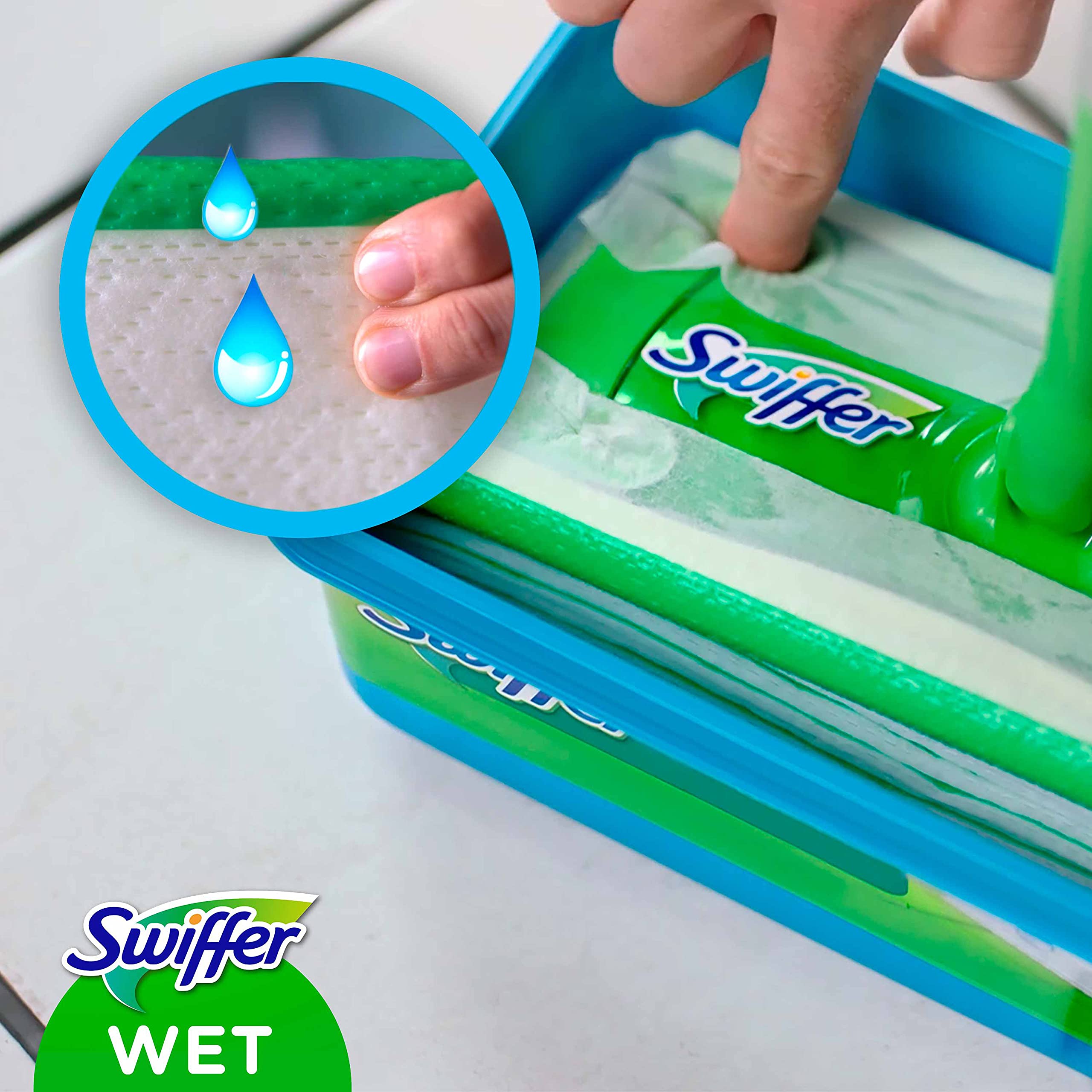 Swiffer Sweeper - 6 Panni In Microfibra Riutilizzabili E Lavabili Per Mocio - Alternativa Sostenibile Agli Usa E Getta - 2