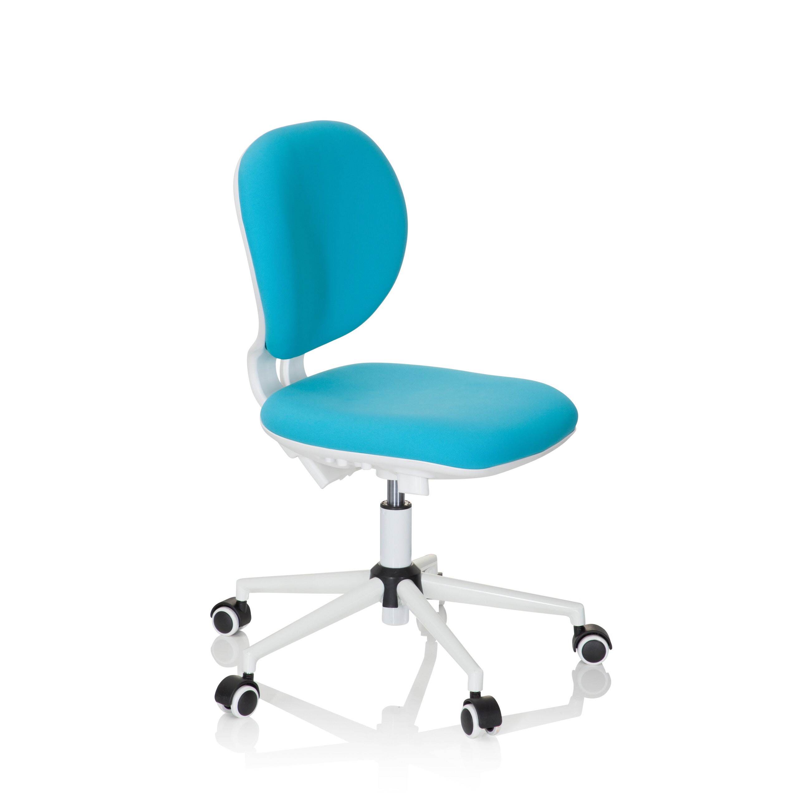 Sedia per bambini / Sedia da scrivania per bambini KID VIVO Tessuto Turchese hjh OFFICE - 4