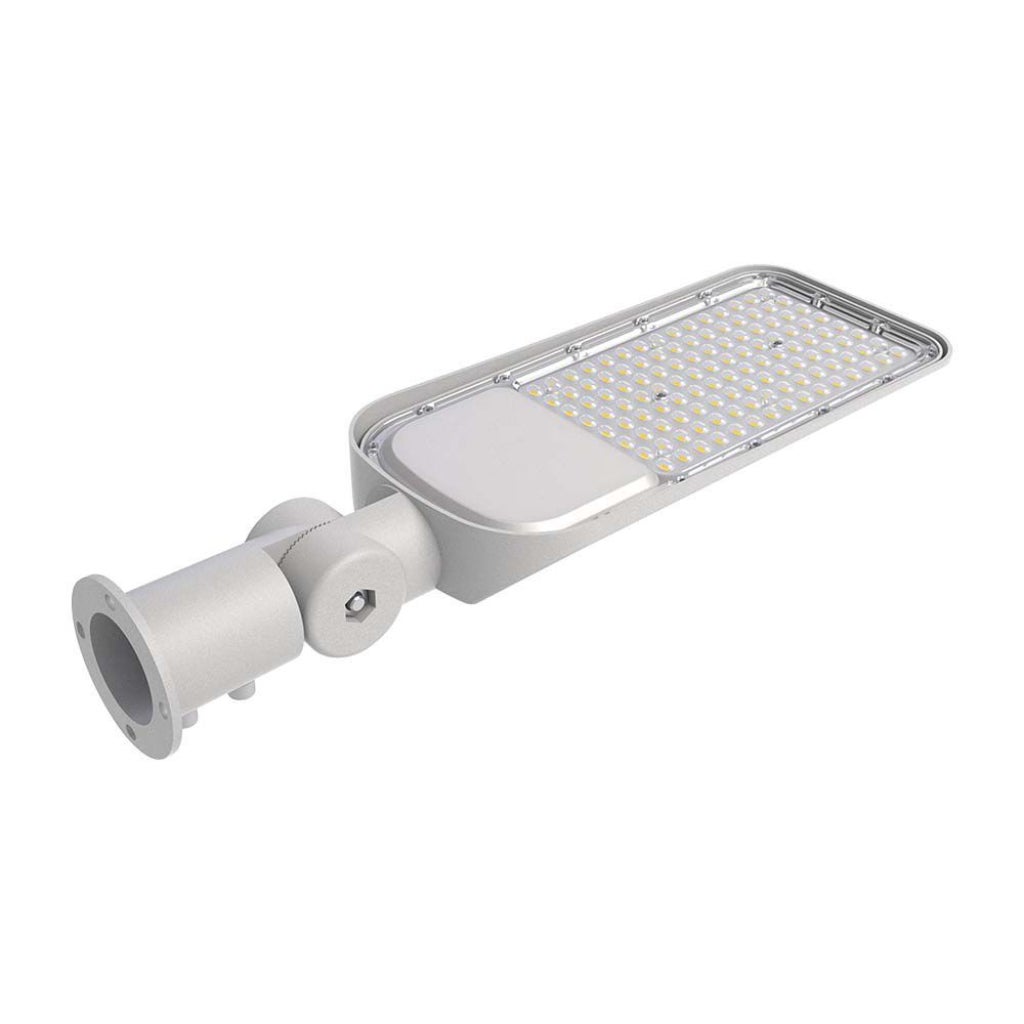 30W Samsung Chip LED Street Light 110LM/W z czujnikiem koloru Szary 6500K IP65
