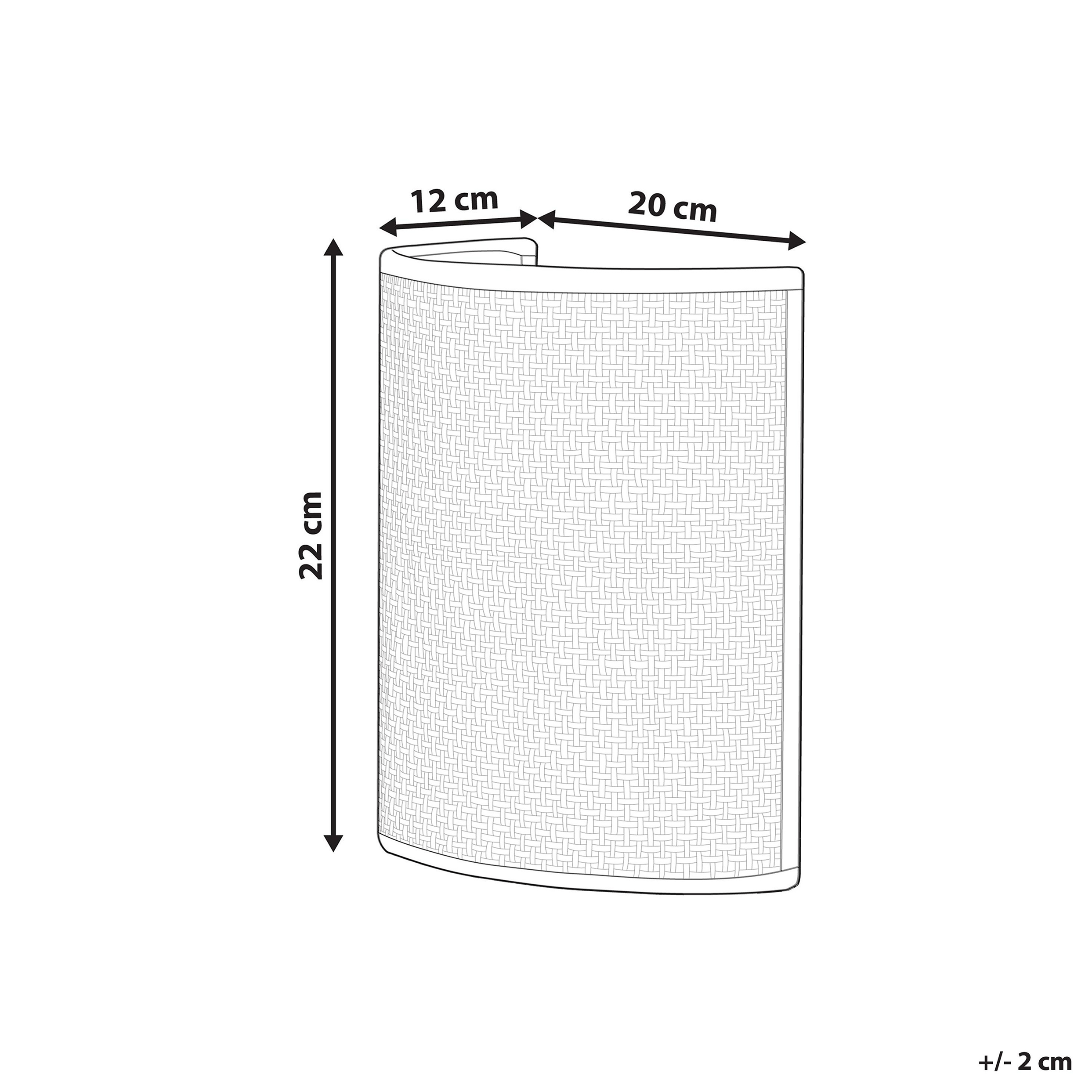 Applique CARIO Rattan Naturale - 3