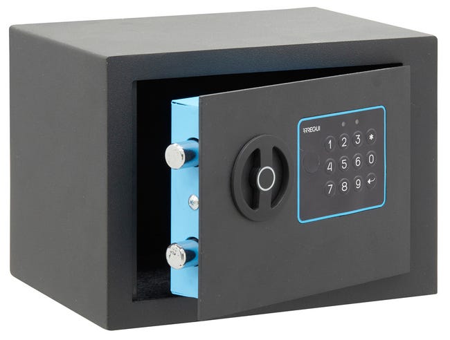 ARREGUI BLUE 650100 Caja fuerte con codigo, facil de usar, Caja de