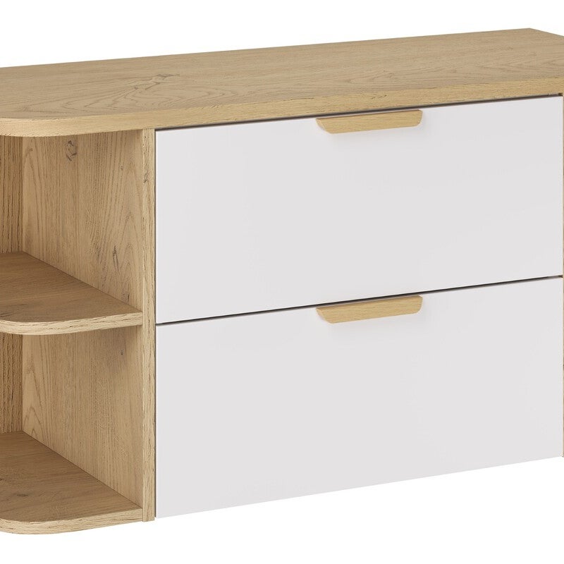 Szafka łazienkowa ASTER WHITE 100 cm biały mat z blatem