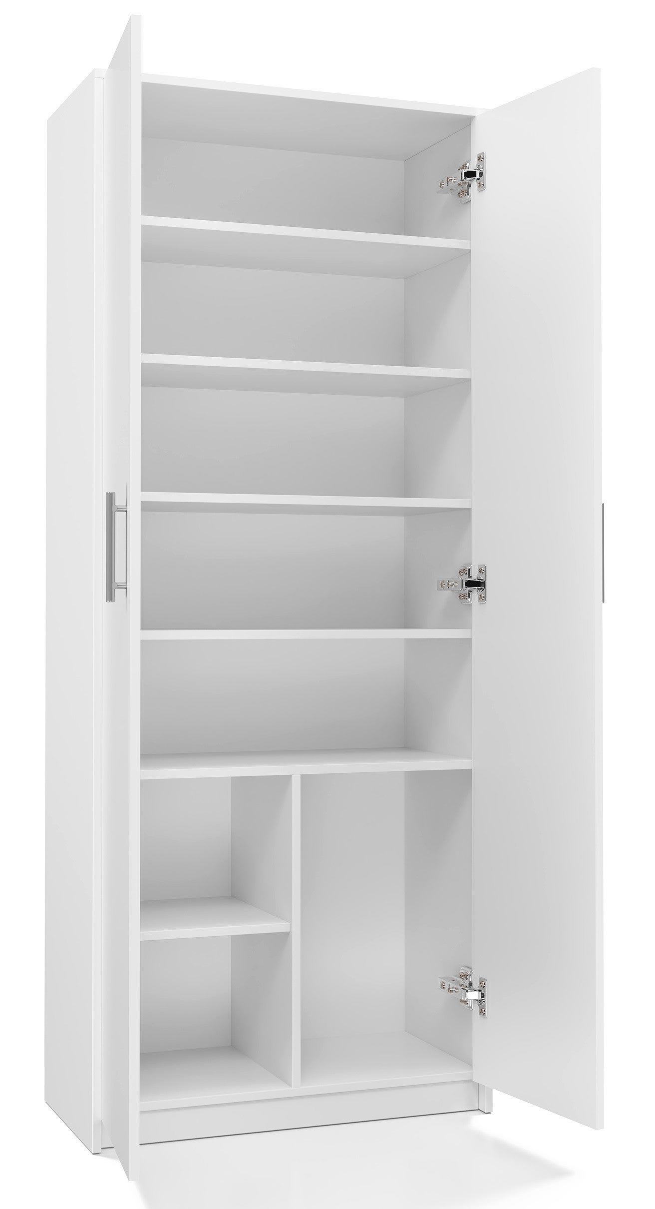 Filing cabinet OLIV 2D 74x35x180 cm white - 4
