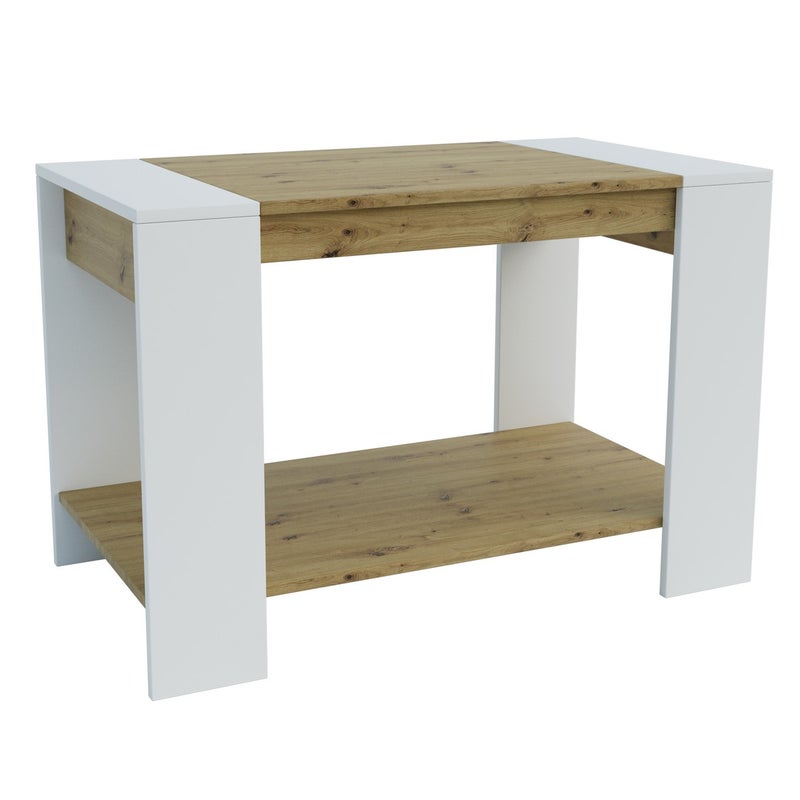 Stolik Kawowy Rio, Płyta Wiórowa Melaminowa, Brązowy, Seven Design