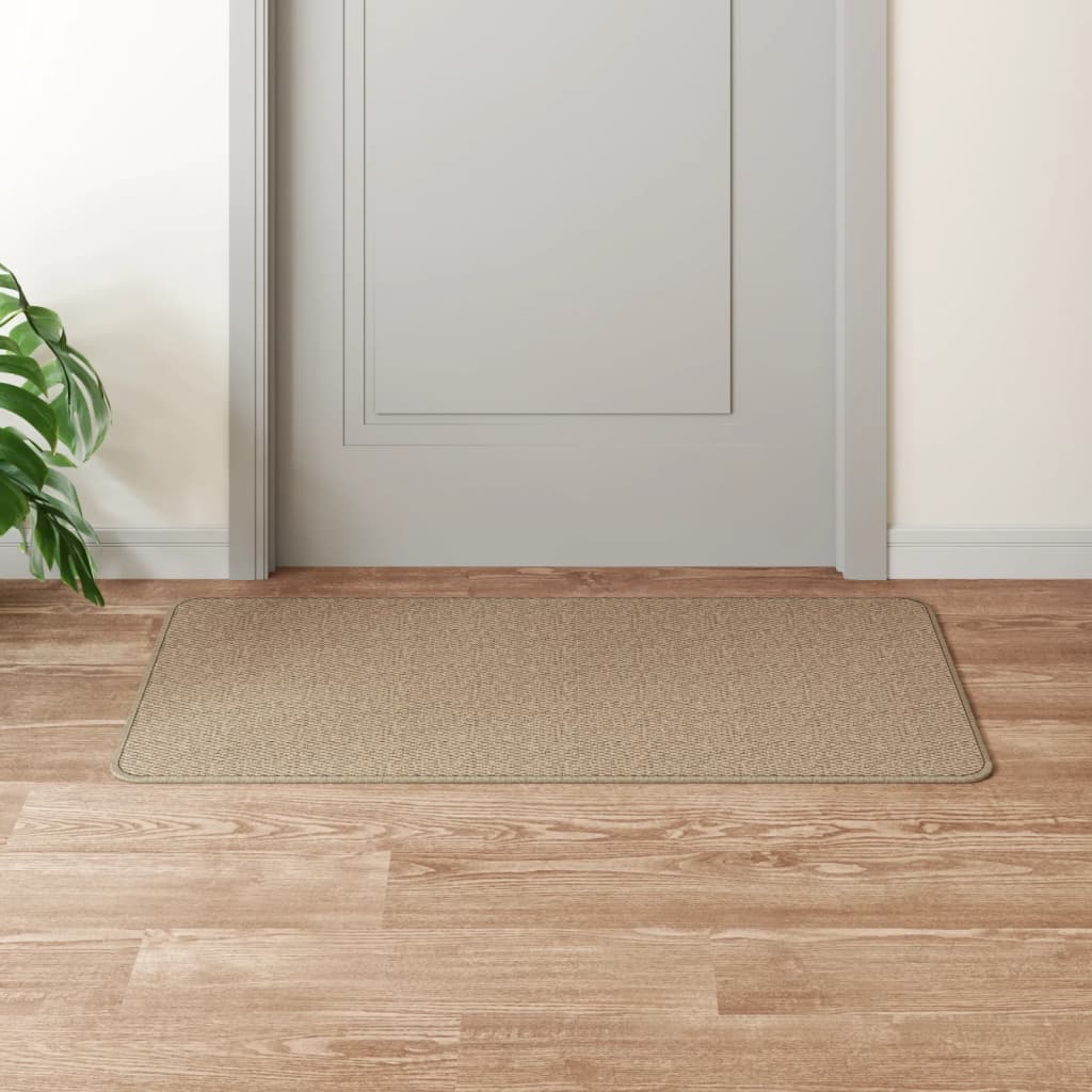 Chodnik, stylizowany na sizal, piaskowy, 50x100 cm vidaXL