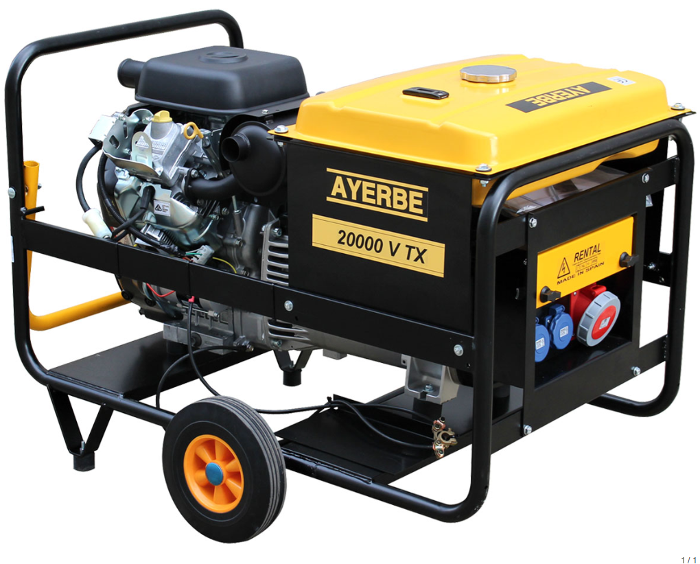 Ayerbe  Generador Gasolina 20000 V Tx Arranque Electrico , Leroy Merlin