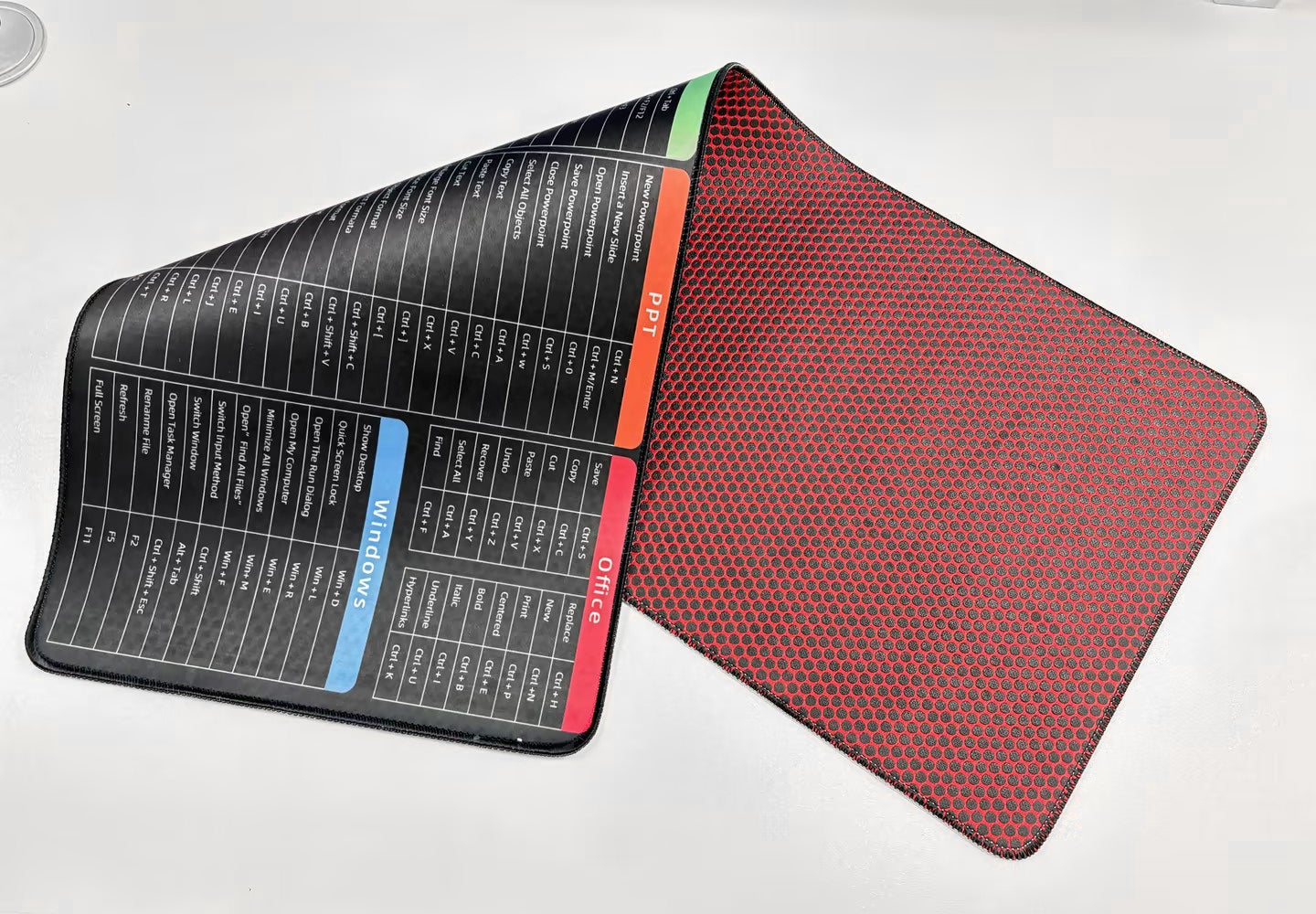 Tappetino per desktop/tappetino per mouse grande con scorciatoie da tastiera di Windows S - 9