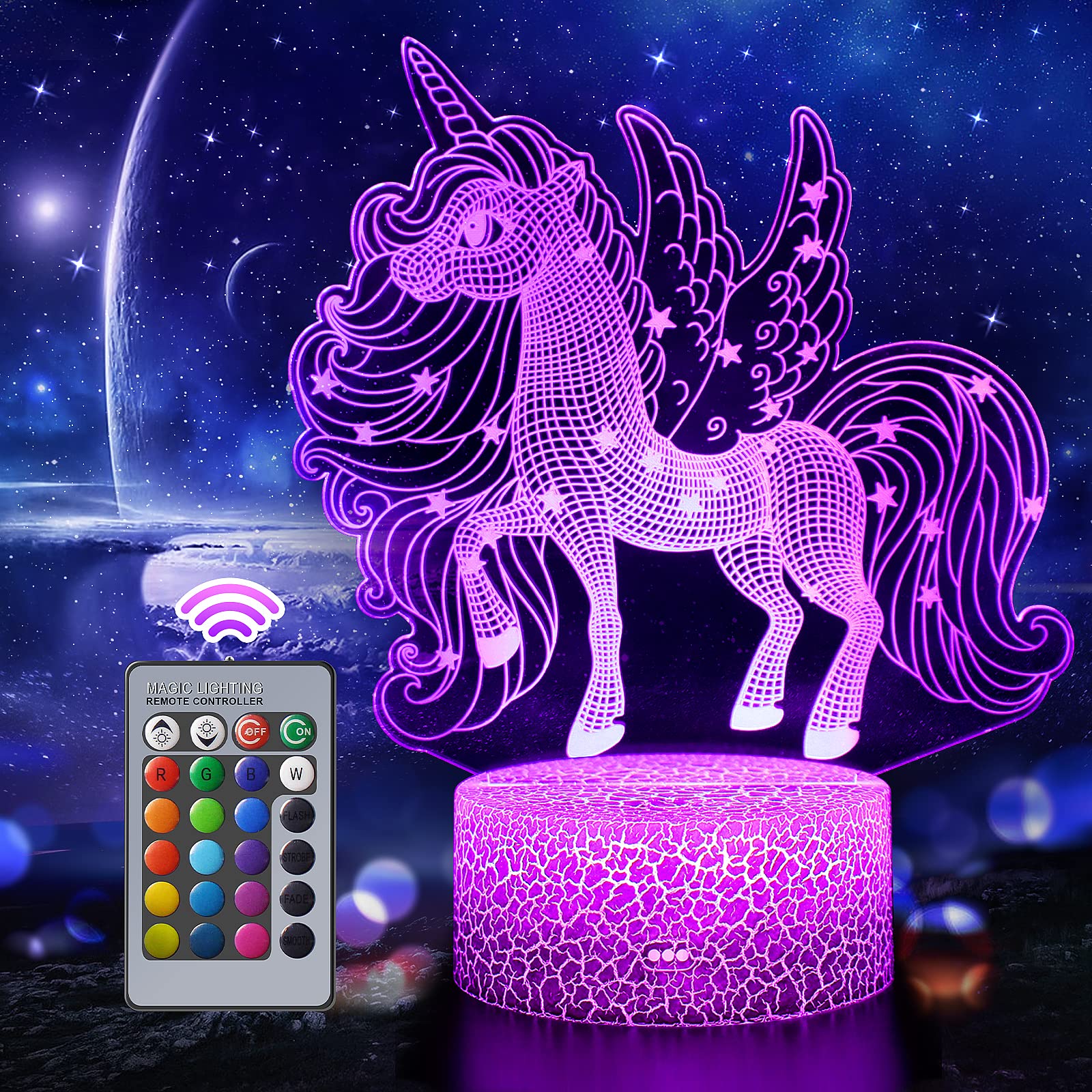 IKidiki – Kit De Peinture Sur Pierres Licorne – 12 Pierres, Peintures Classiques, Métallisées Et Fluorescentes, Paillettes, Argile, Autocollants – Dès 6 Ans
