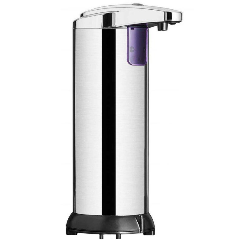 Distributeur de gel hydroalcoolique intelligent à capteur, distributeur de savon automatique, 250 ml, argent. - 2