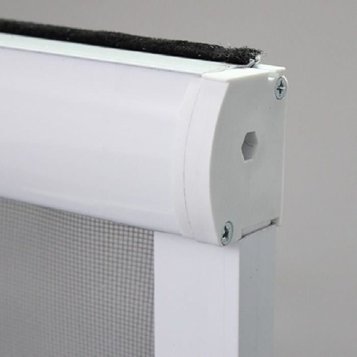 Moustiquaire enroulable fenêtre STOR INSECT aluminium blanc L125 H145 - 4