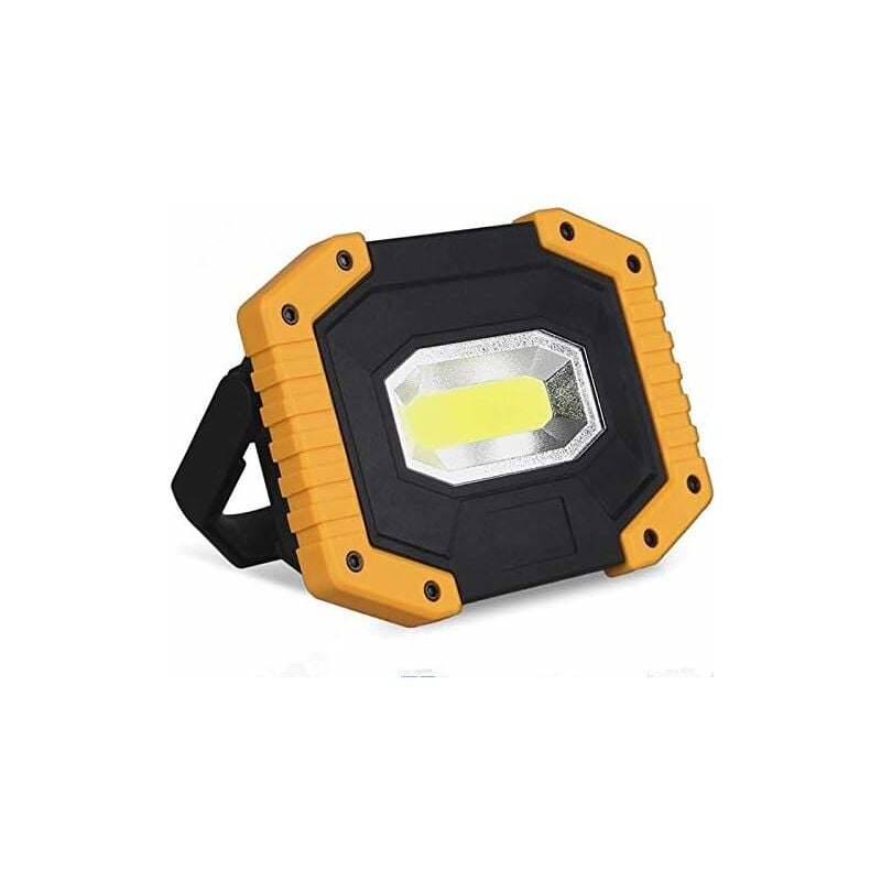 Akumulatorowy reflektor LED 30W 2000LM Reflektor budowlany Lampa robocza 3 tryby Przenośna latarnia Reflektor LED USB do campingu, na budowę