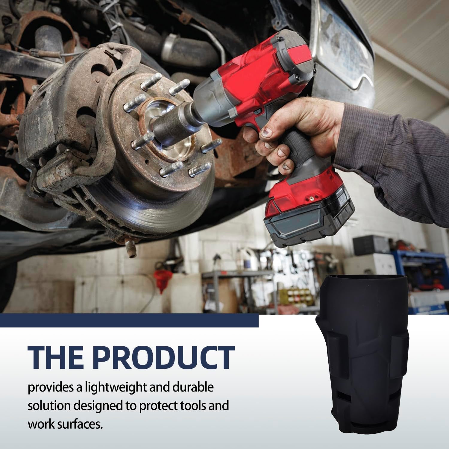 1 botte de protection M18 49-16-2967 49162967 pour clé à choc à couple élevé Milwaukee M18 Fuel 1,27 cm avec bague de protection 2967-20 - 4