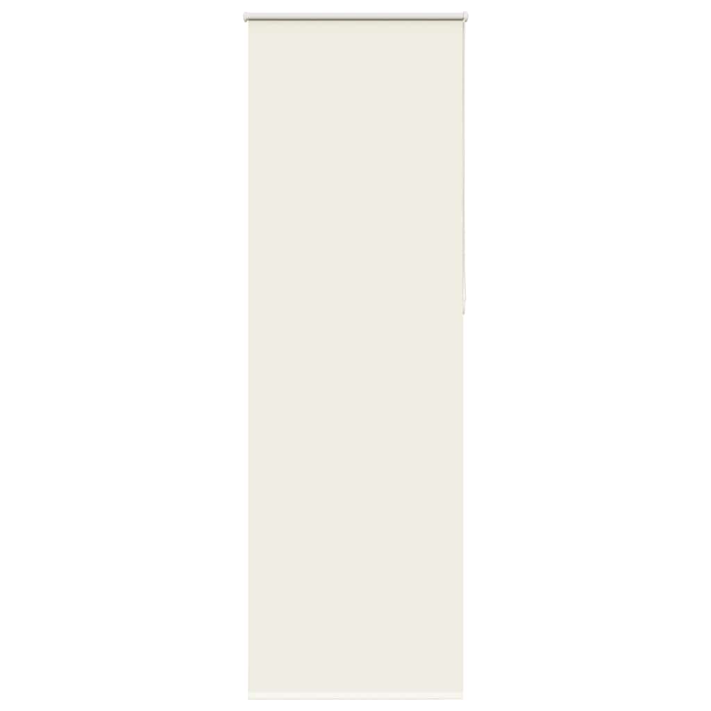 Roleta zaciemniająca Off White 75x210 cm Szerokość tkaniny vidaXL