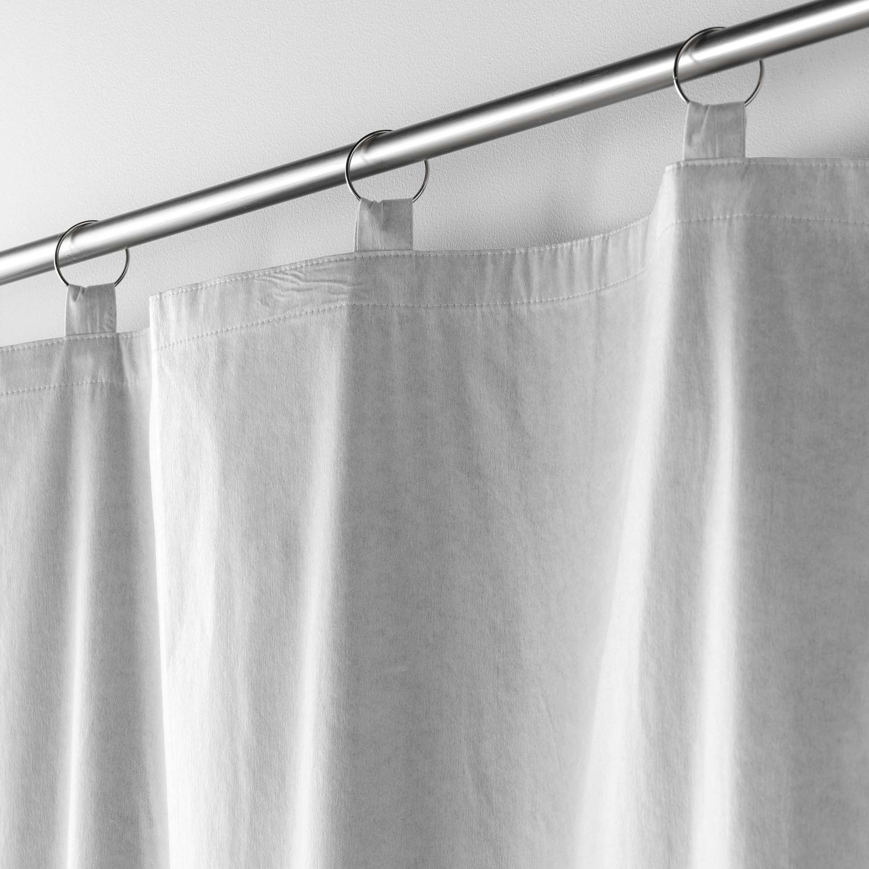 Doublure thermique avec anneaux pour rideaux - Gris - 130x230 cm - 5