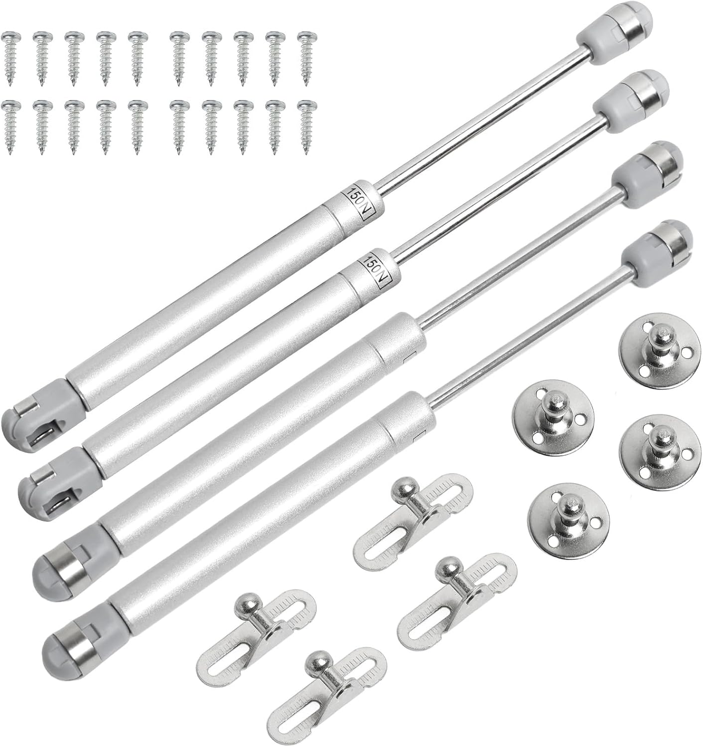 2 Supports Charnière Maintien Couvercle Meuble Métal 28 Cm Uxcell (neuf)