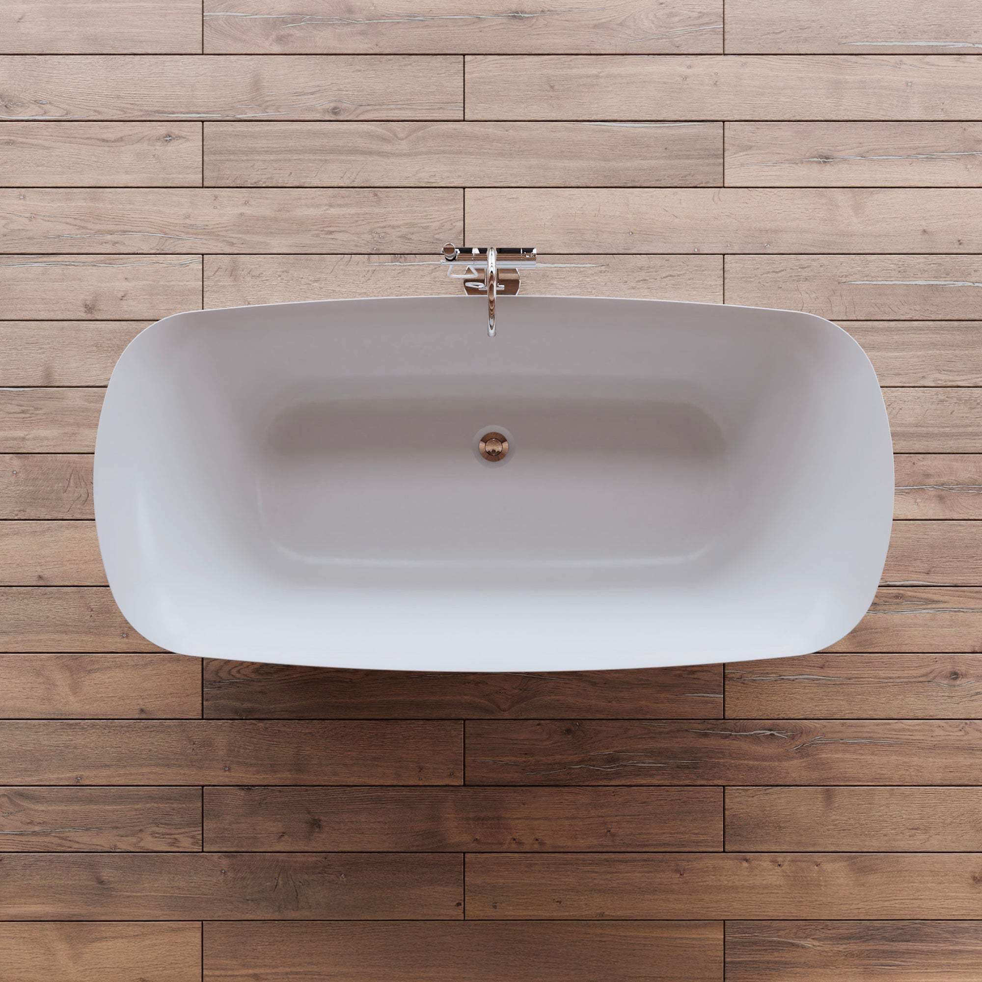 Baignoire Ilot Swing 170 blanche 170 x80 x58 cm, by SPALINA - 2