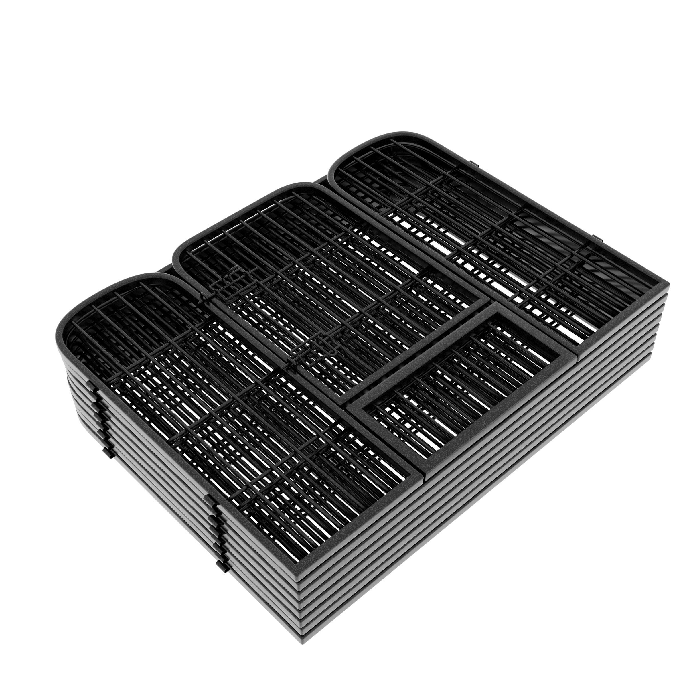 TECTAKE parque para cachorros 8 piezas, plegable - 2