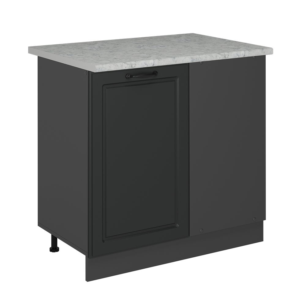 Vicco Szafka narożna R-Line, Antracytowy domek wiejski, 86 cm BR Marmur