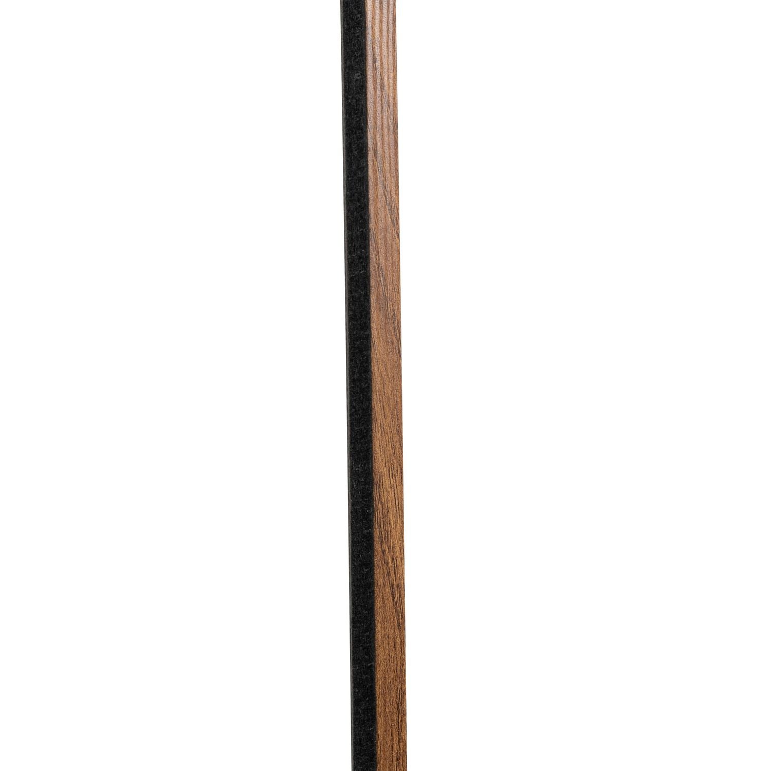 Lot de 4 panneaux décoratifs tasseaux de bois COLVA - Marron foncé - 4
