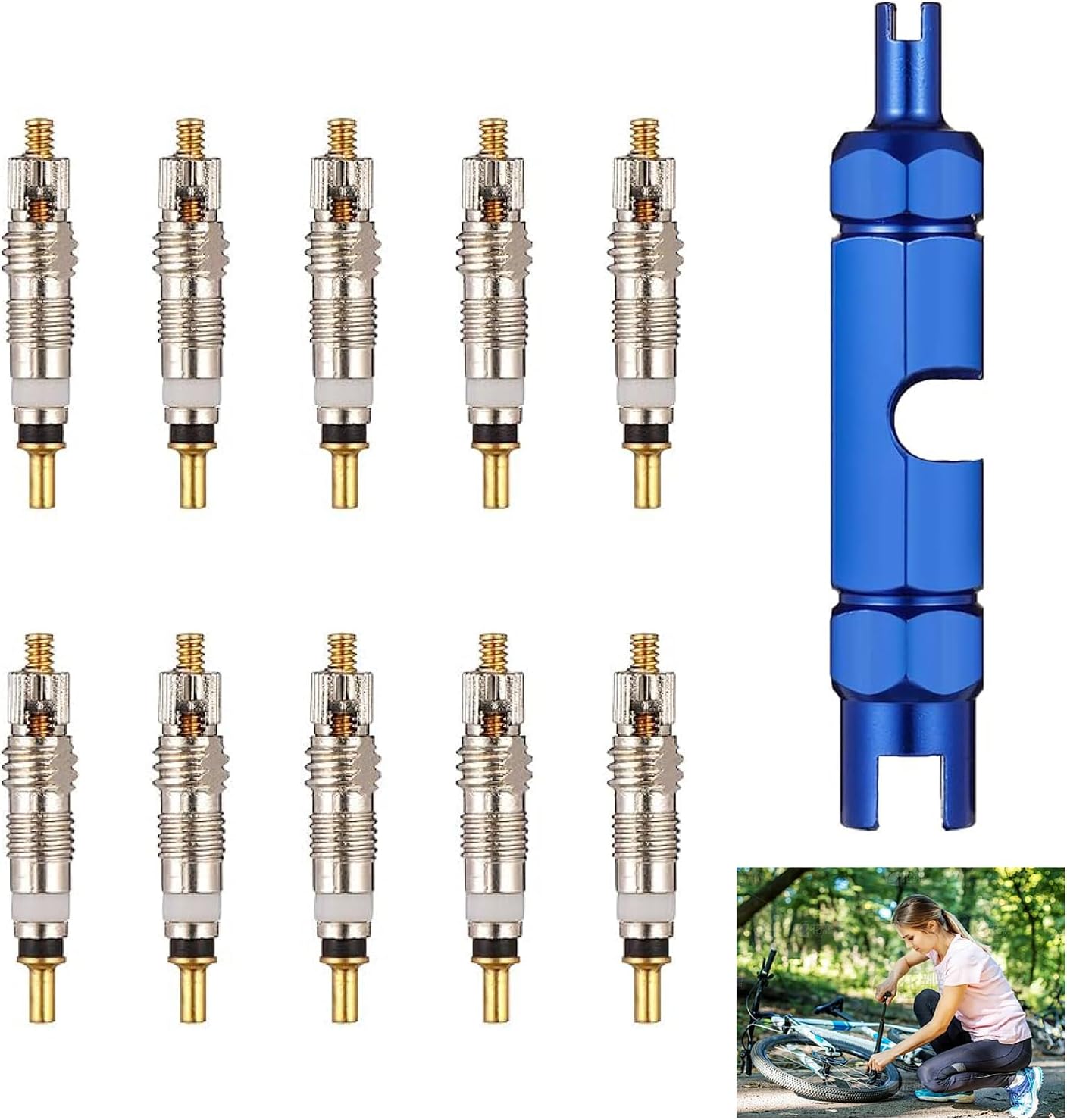 Sollbry Outil De Suppression De Retrait Du Noyau De Valve De Pneu De