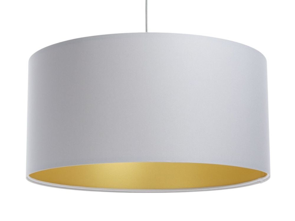 Lampa wisząca MODERN 60 szara/złoty mat