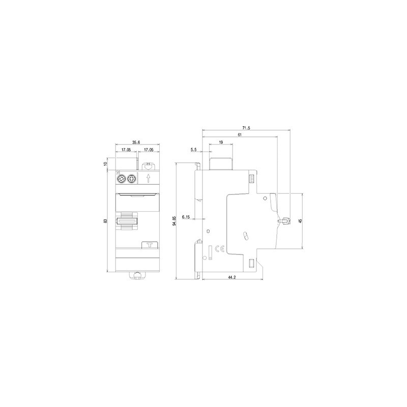 DX3-ID 2P 40A A 30MA TGA - 411638 - 3