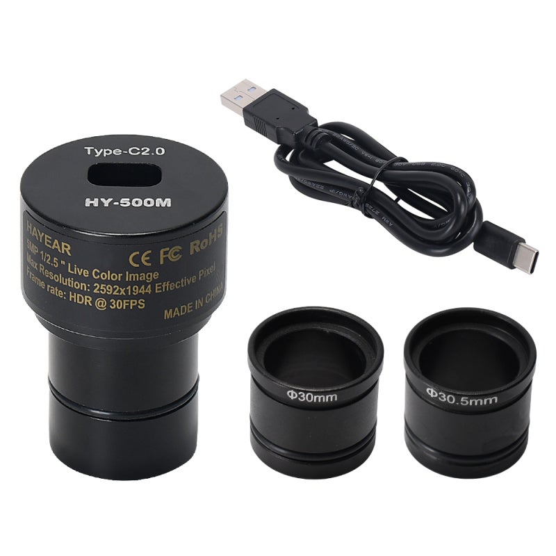 Caméra Microscope 4K 8,3 MP – Oculaire électronique HD Pour Microscope Biologique – Compatible 23,2 à 30,5 Mm - 11