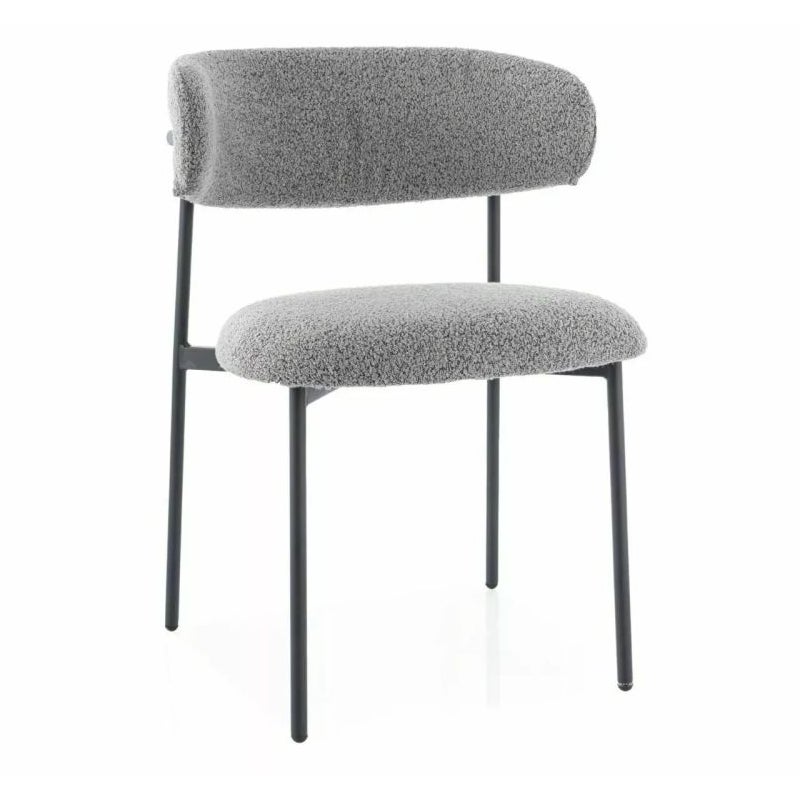 Krzesło tapicerowane ELTON szare