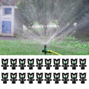 Irrigatore Automatico Da Giardino A 360° In Plastica ABS - Raggio 4-7 Metri Con Puntale E Nastro Teflon - 2