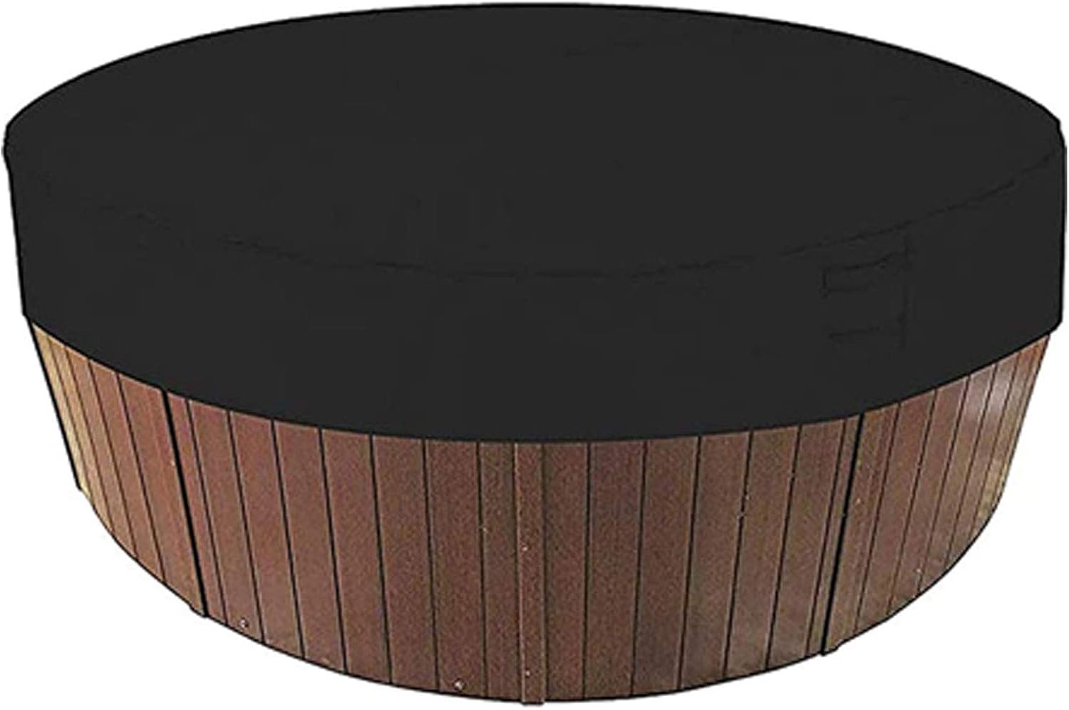 Okrągła pokrywa basenowa, pokrywa solarna, wodoodporna i odporna na promieniowanie UV, 100% ochrony UV, idealna do zewnętrznych jacuzzi, 190T, 190