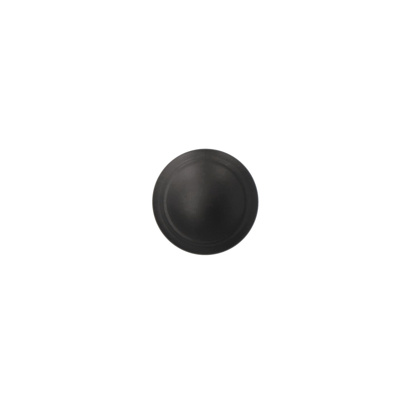Bouton pour meubles en zamac Diamètre 35mm Vernis noir mat - 3