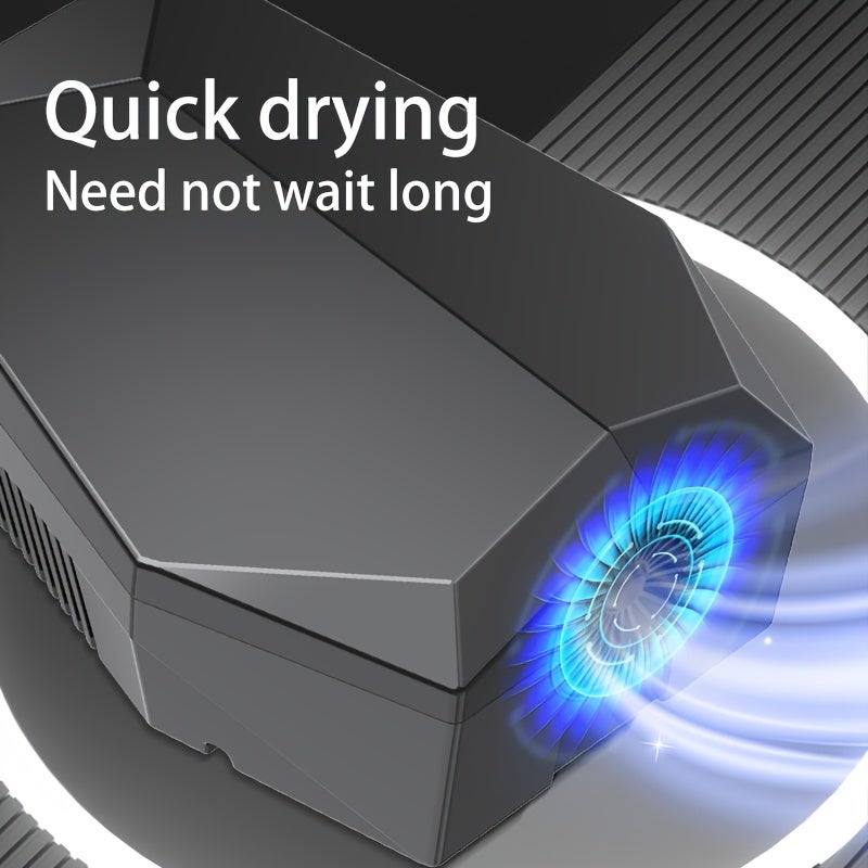 Sèche-mains À Capteurs Intelligents 1600w, Haute Puissance, Montage Mural, Sèche-mains Commercial Rapide, Adapté À Diverses Occasions,Noir - 4