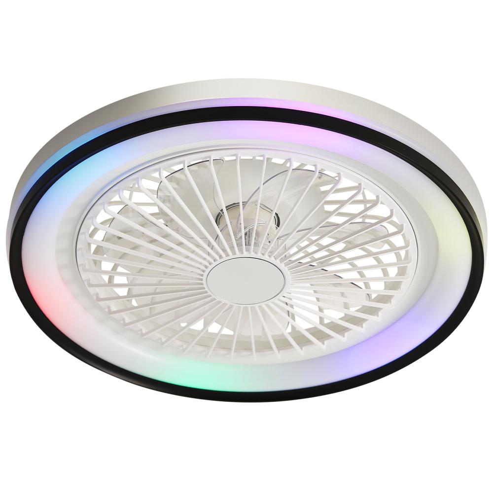 Ventilateur de Plafond DC Silencieux en ABS avec Lumière LED Blanc, No – Mon Enseigne Lumineuse