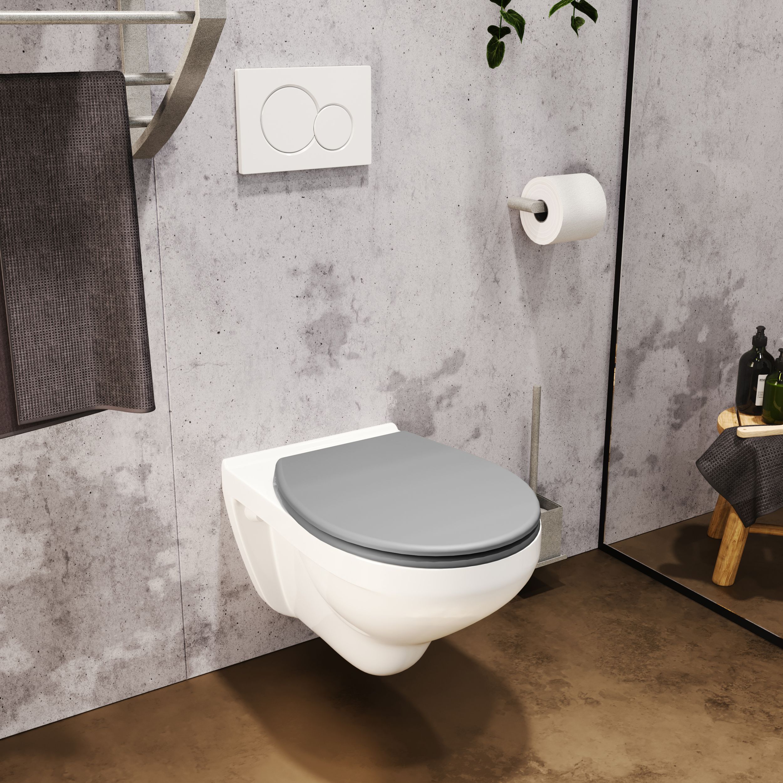 Abattant wc gris hotsell