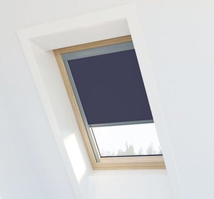 Store Occultant Bleu Compatible Velux ® - Taille 306 - Pour Les Cadres Gris