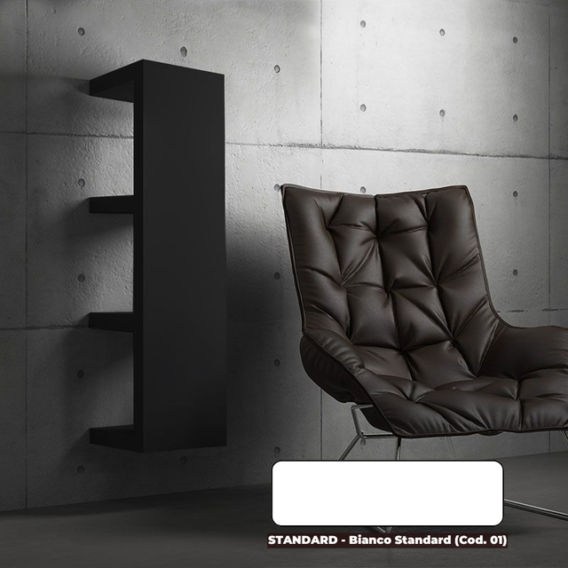 Radiateur sèche-serviettes design électrique QUADRAQUA 330W blanc - IRSAP - QDRS030A01A4NNN