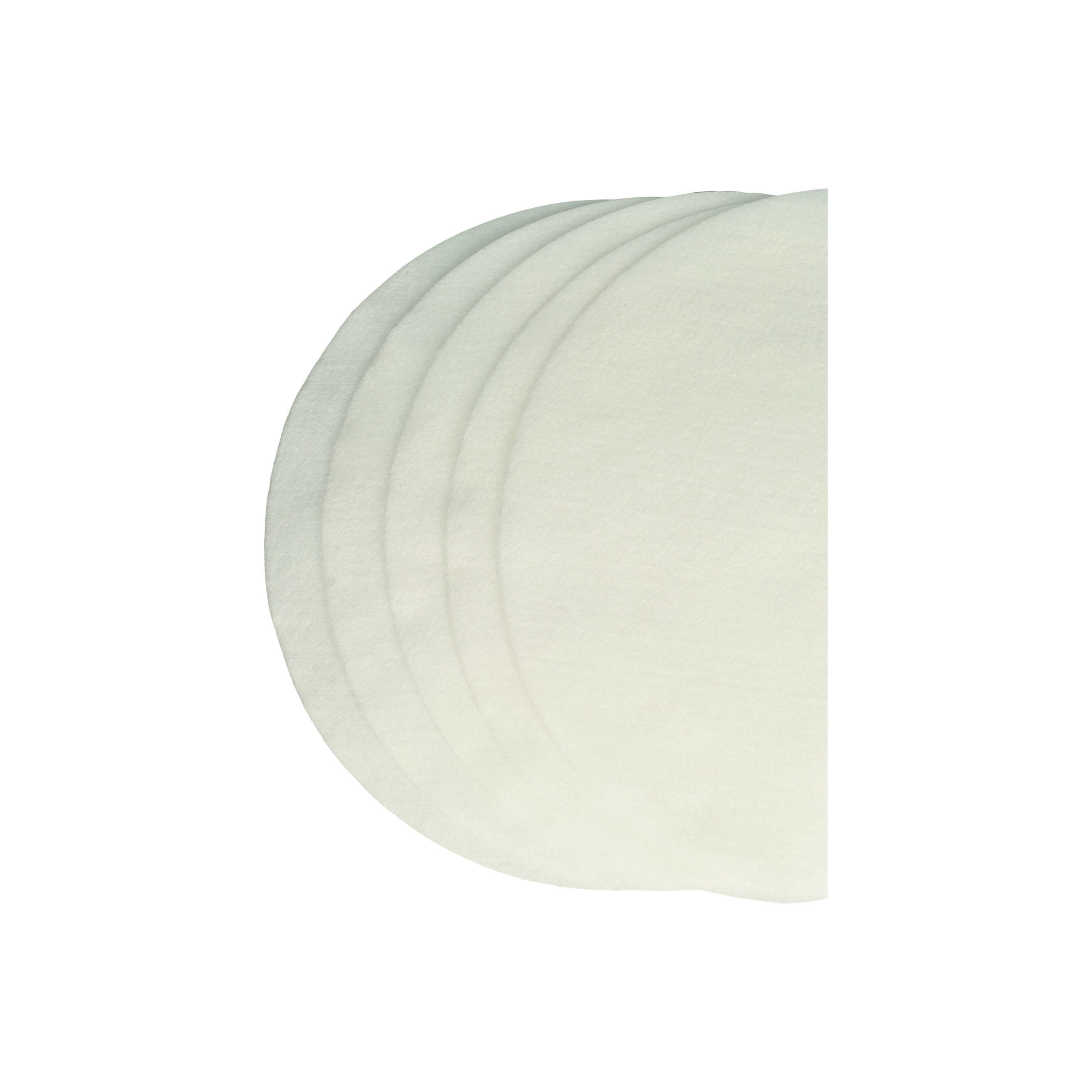 vhbw 10x Filtres fins compatible avec Electrolux UZ 923, UZ 921, UZ 922, UZ 925 Profi Power aspirateur - Filtre en toison blanc, rond - 4