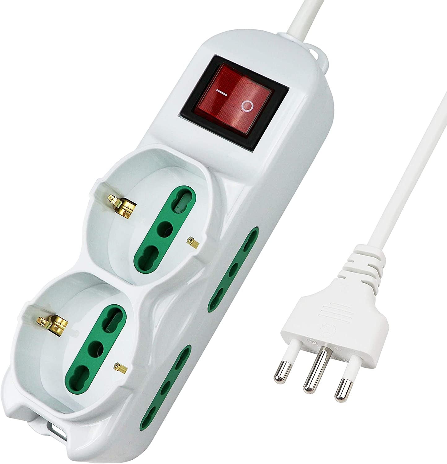 Aigostar Ciabatta Multipresa Elettrica A 7 Posti Prese Italiane 10/16A - Foto 10