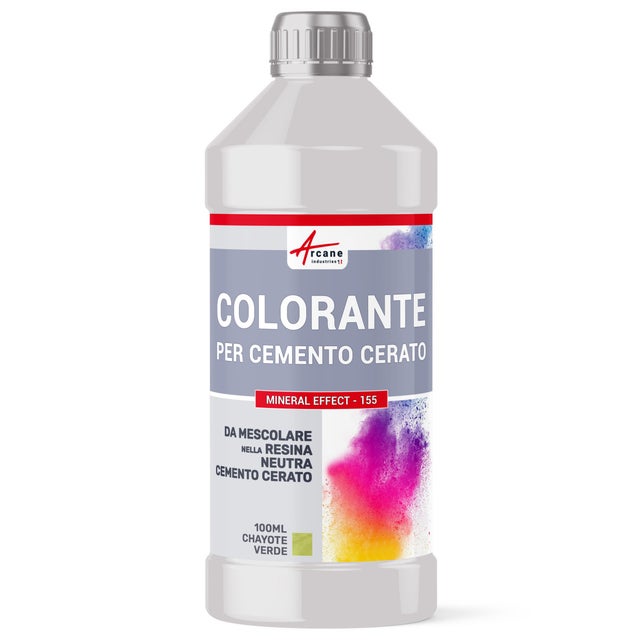 COLORANTE PER CEMENTO CERATO MINERAL EFFECT - 155 - 100 ml Chayote Verde - ARCANE INDUSTRIES
