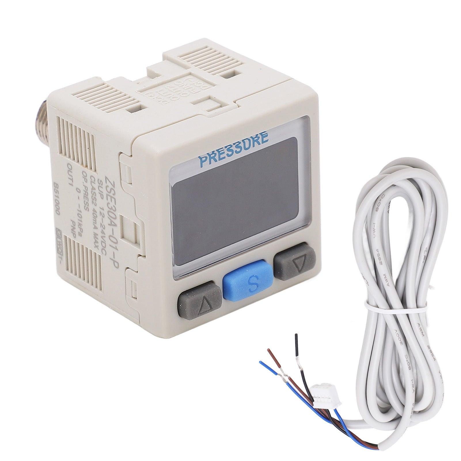 Zawór regulacji ciśnienia powietrza, cyfrowy kontroler podciśnienia pneumatycznego, przełącznik 0 do -101kPa 12-24V DC