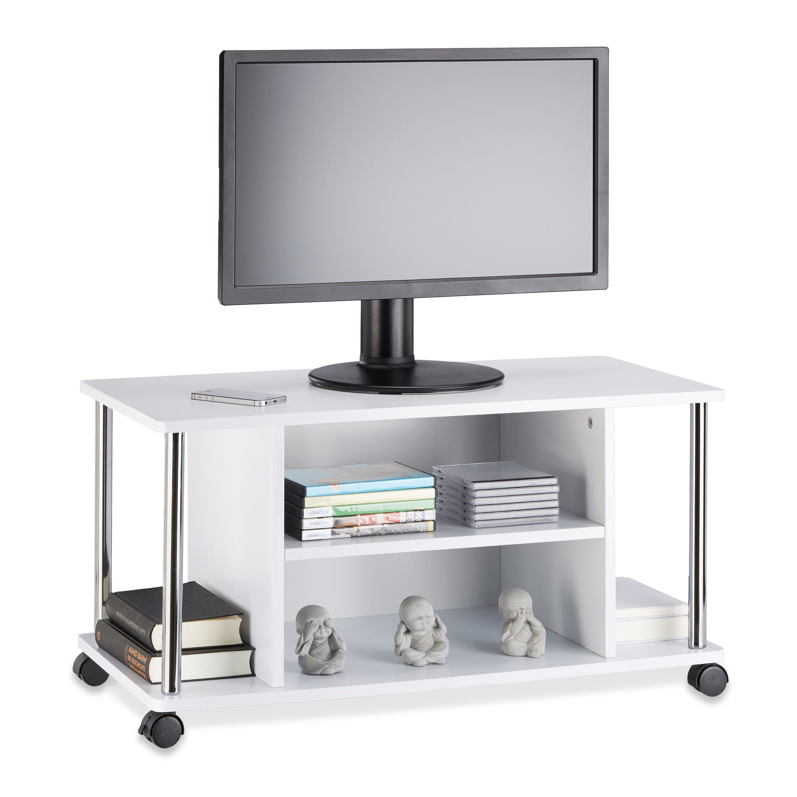 Meuble Chaine Hifi Meuble TV Multimédia 47 Pouces Avec Rangement 1 2 3 4 Couches, Meuble De Centre De Divertissement De Salon, Racks Audio Meuble Chaine Hifi Meuble TV Multimédia 47 Pouces Avec Rangement 1 2 3 4 Couches, Meuble De Centre De Divertissement De Salon, Racks Audio