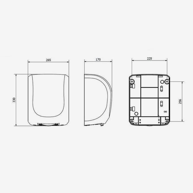 Asciugamani Jofel 1400W Automatico | Asciuga In 10 Secondi | Filtro HEPA | Nero Opaco - Foto 1